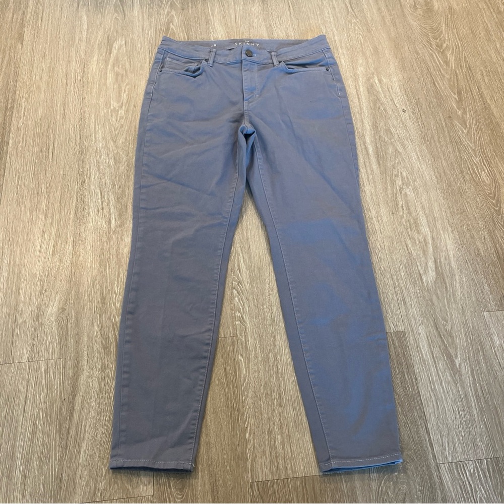WHBM women’s 8 skinny ankle gray pants casual like new